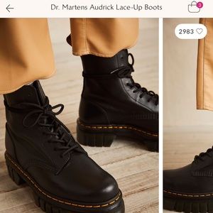 Dr. Martin (sold at Free People) Audrick Lace-up Boots